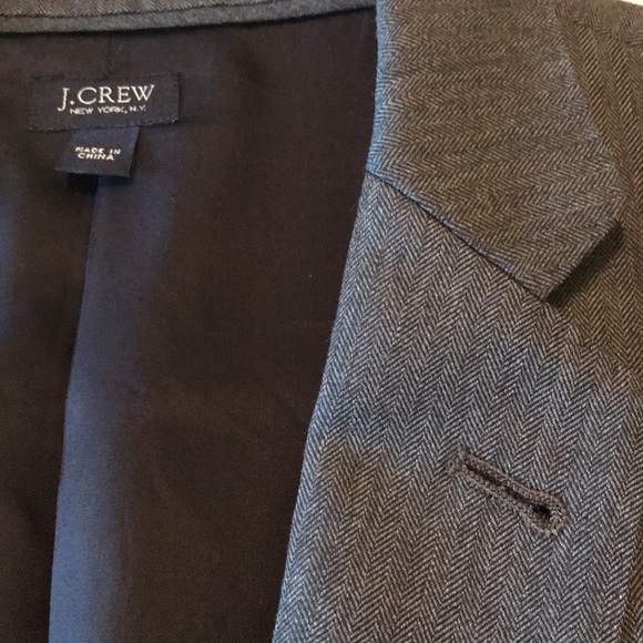 J. Crew Ludlow Italian Wool Herringbone Suit Jacket - Picture 8 of 8